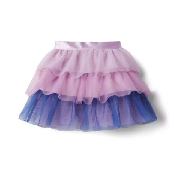 Janie and Jack Purple Fair Isle Sweater and Ombre Tulle Skirt Set 18-24 Month - Picture 6 of 8